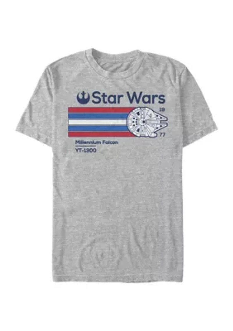 Big & Tall Millennium Falcon V2 Graphic T-Shirt