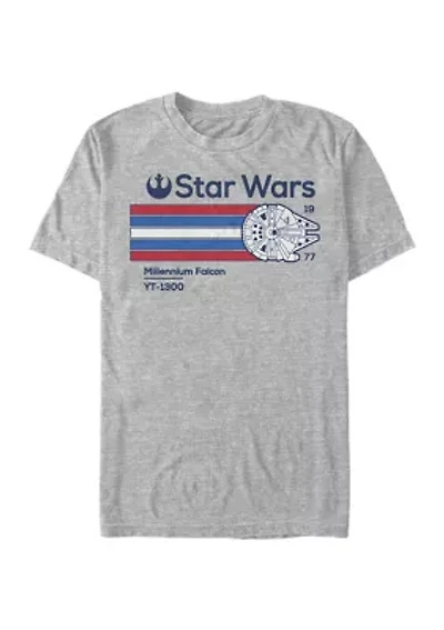 Big & Tall Millennium Falcon V2 Graphic T-Shirt