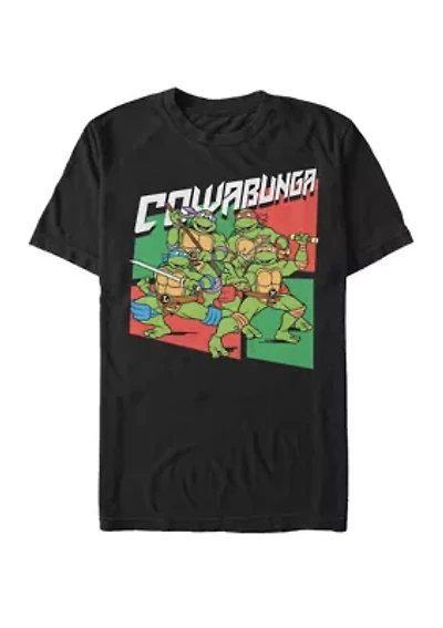 Big & Tall Teenage Mutant Ninja Turtles Cowabunga Dudes Short Sleeve Graphic T-Shirt