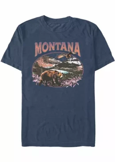 Montana Landscape Graphic T-Shirt