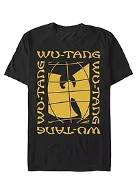 Wu-Tang Text Around Graphic T-Shirt