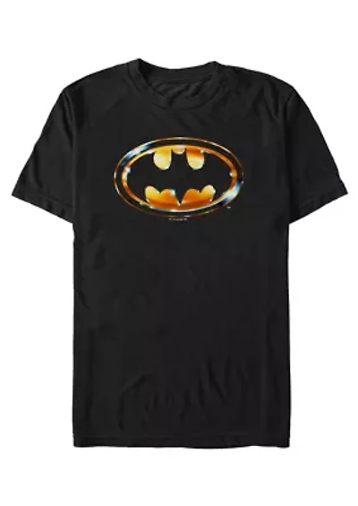 Bat Gold Logo Graphic T-Shirt