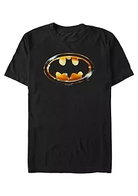 Bat Gold Logo Graphic T-Shirt