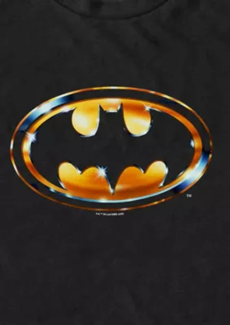 Bat Gold Logo Graphic T-Shirt
