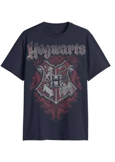 Grunge Crest Graphic T-Shirt