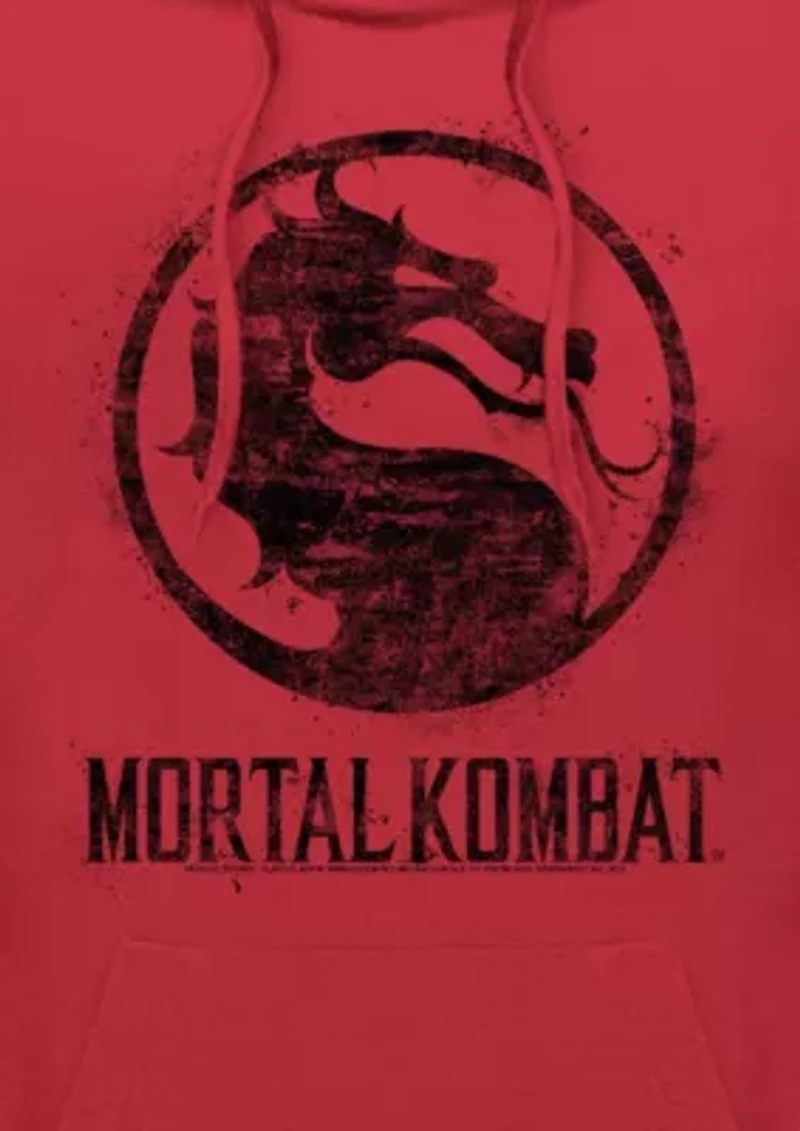 Splatter Logo Graphic Fleece Hoodie