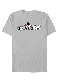 Sylvester Name And Face Graphic T-Shirt