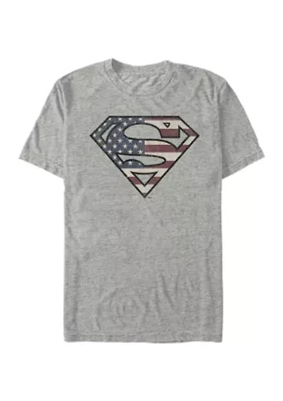 Big & Tall Vintage Flag Logo Graphic T-Shirt