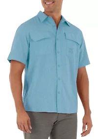 Men's Harbor Heather Long Sleeve Fishing Shirt