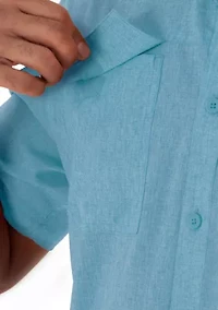 Men's Harbor Heather Long Sleeve Fishing Shirt