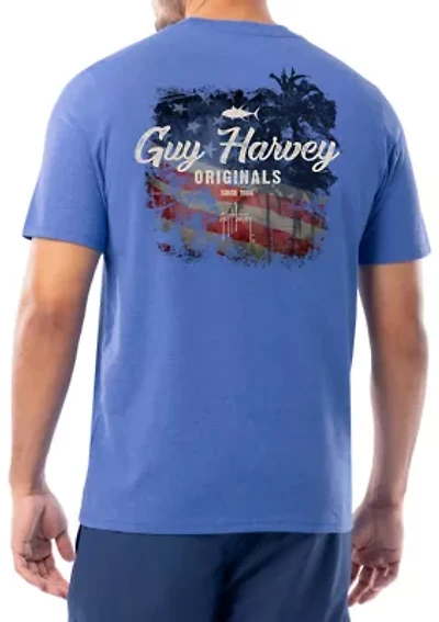 Men's Threadcycled Faded Short Sleeve Graphic T-Shirt