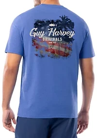 Men's Threadcycled Faded Short Sleeve Graphic T-Shirt