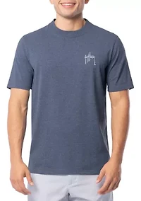 Men's Sketchy Blue Short Sleeve Pocket T-Shirt