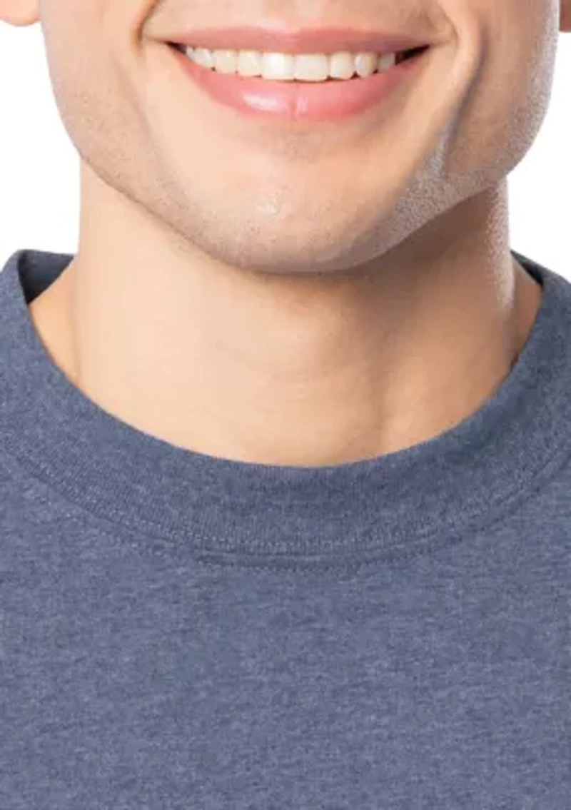 Men's Sketchy Blue Short Sleeve Pocket T-Shirt