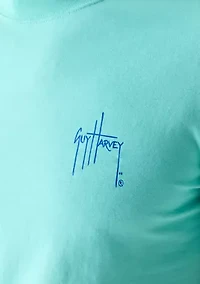 Blue Hawaiian Short Sleeve Graphic T-Shirt