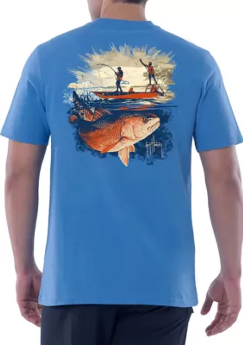 Men's Redfish Tailing Short Sleeve T-Shirt