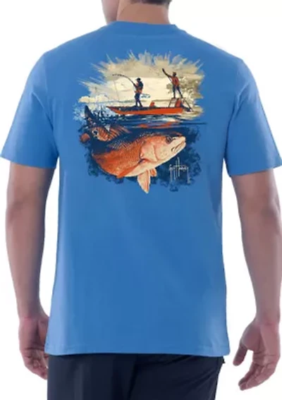 Men's Redfish Tailing Short Sleeve T-Shirt
