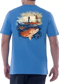 Men's Redfish Tailing Short Sleeve T-Shirt