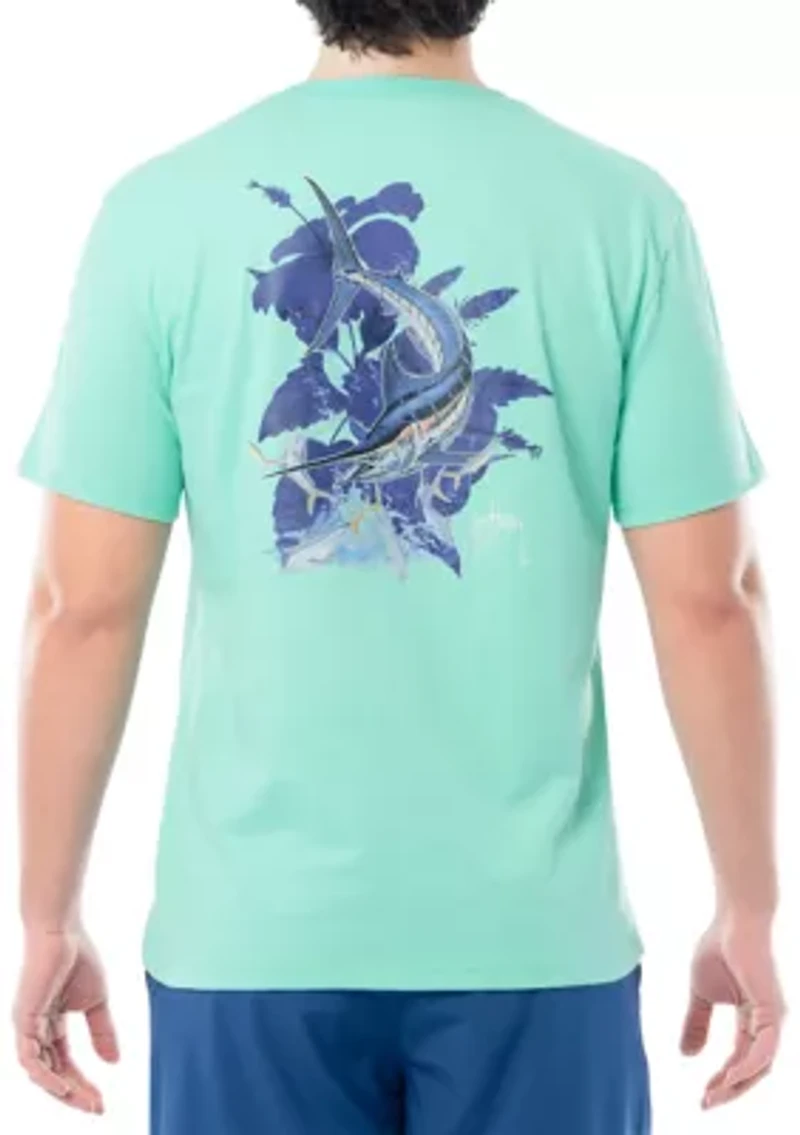 Men's Marlin Springs Short Sleeve Graphic Pocket T-Shirt