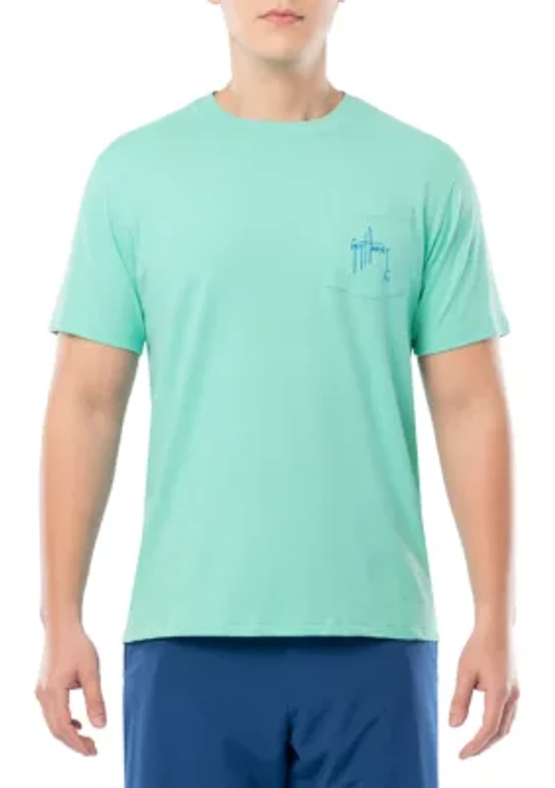 Men's Marlin Springs Short Sleeve Graphic Pocket T-Shirt