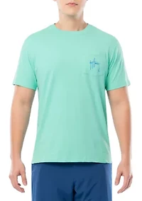 Men's Marlin Springs Short Sleeve Graphic Pocket T-Shirt