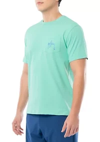 Men's Marlin Springs Short Sleeve Graphic Pocket T-Shirt
