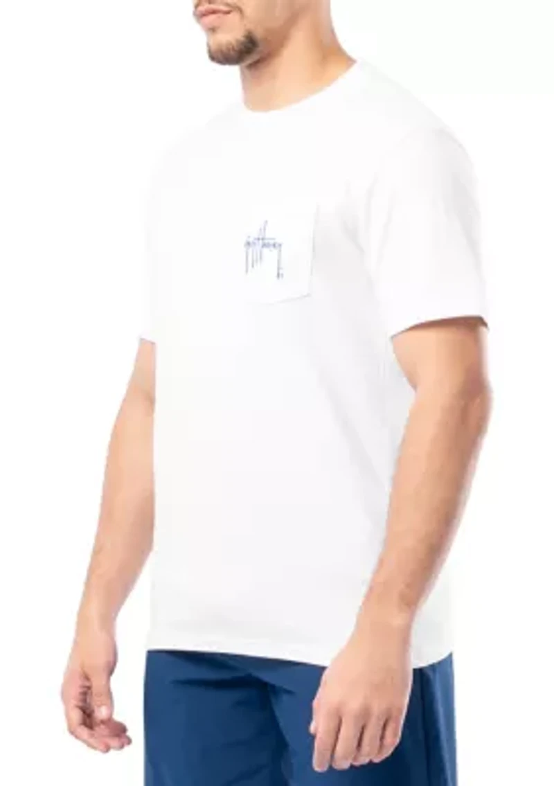 Men's Bill Collector Short Sleeve Graphic Pocket T-Shirt