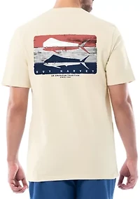 Men's Sunset Paradise Short Sleeve Graphic T-Shirt