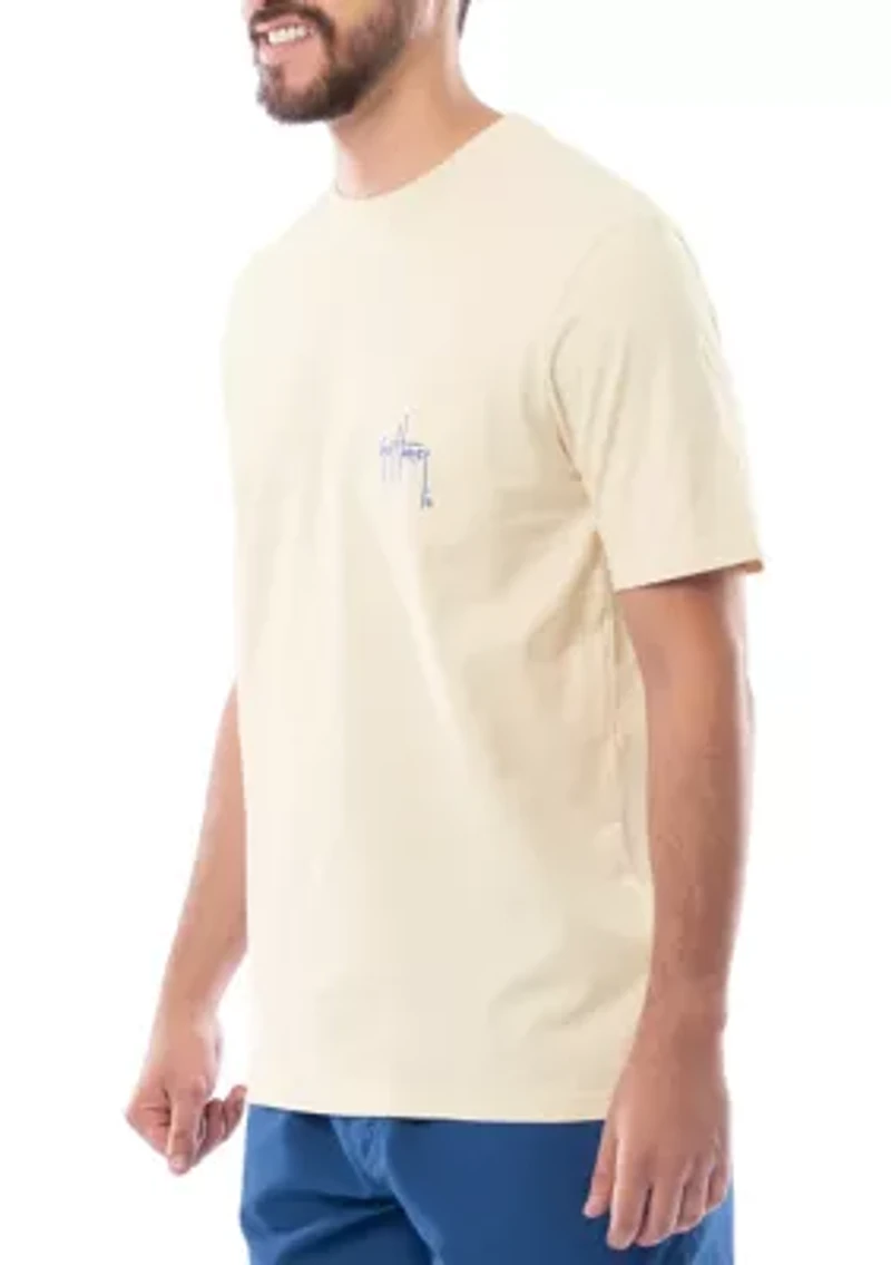 Men's Sunset Paradise Short Sleeve Graphic T-Shirt