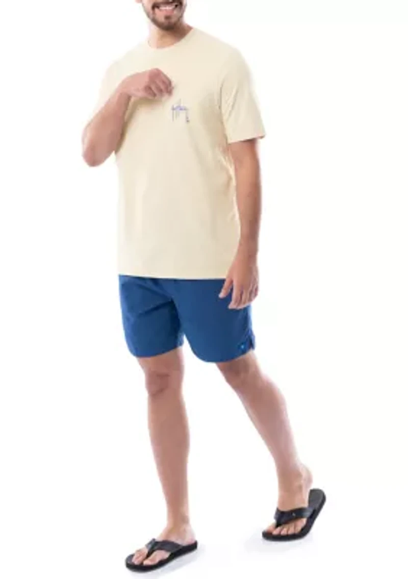 Men's Sunset Paradise Short Sleeve Graphic T-Shirt