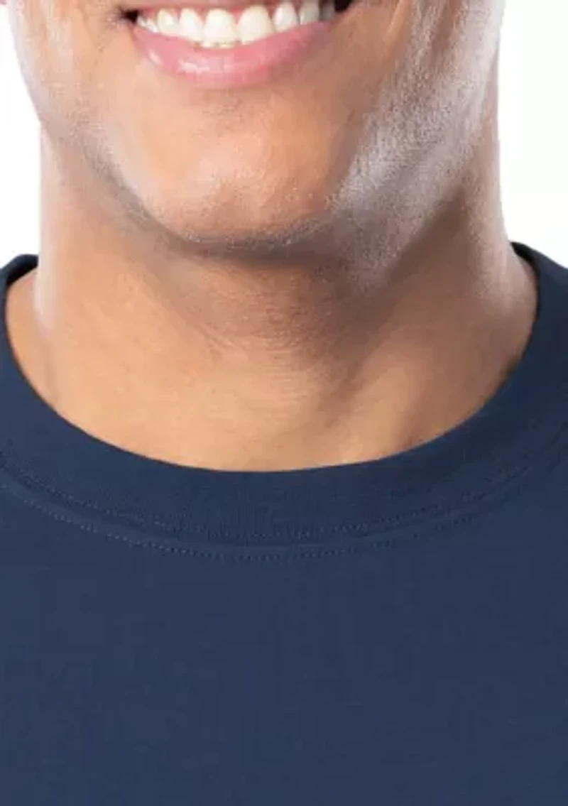 Men's Short Sleeve White Night Graphic T-Shirt