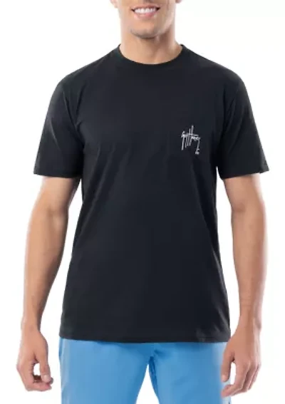 Men's Graphic Short Sleeve Lightweight Sunset Paradise Tee