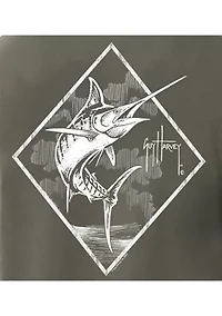 Men's Graphic Short Sleeve Lightweight Diamond Stencil T-Shirt