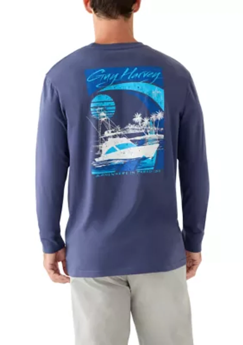 Men's Long Sleeve Sunset Paradise Tee