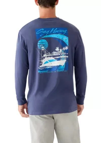 Men's Long Sleeve Sunset Paradise Tee