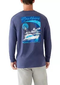 Men's Long Sleeve Sunset Paradise Tee