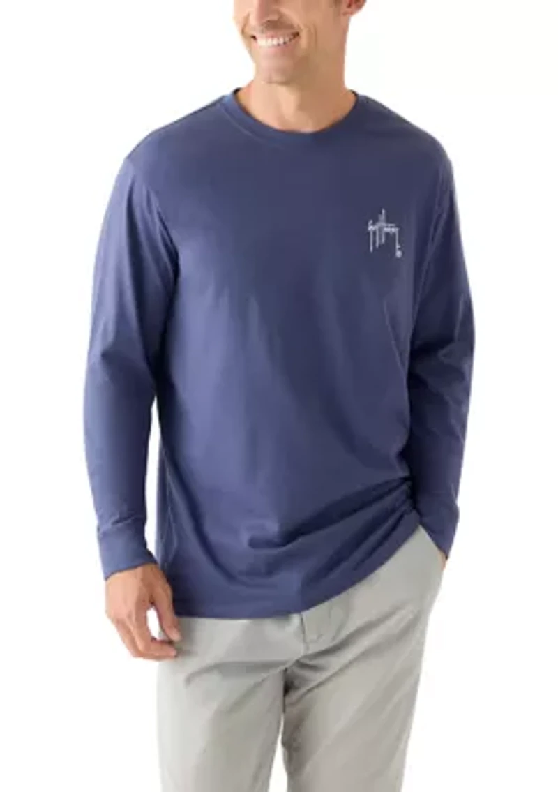 Men's Long Sleeve Sunset Paradise Tee