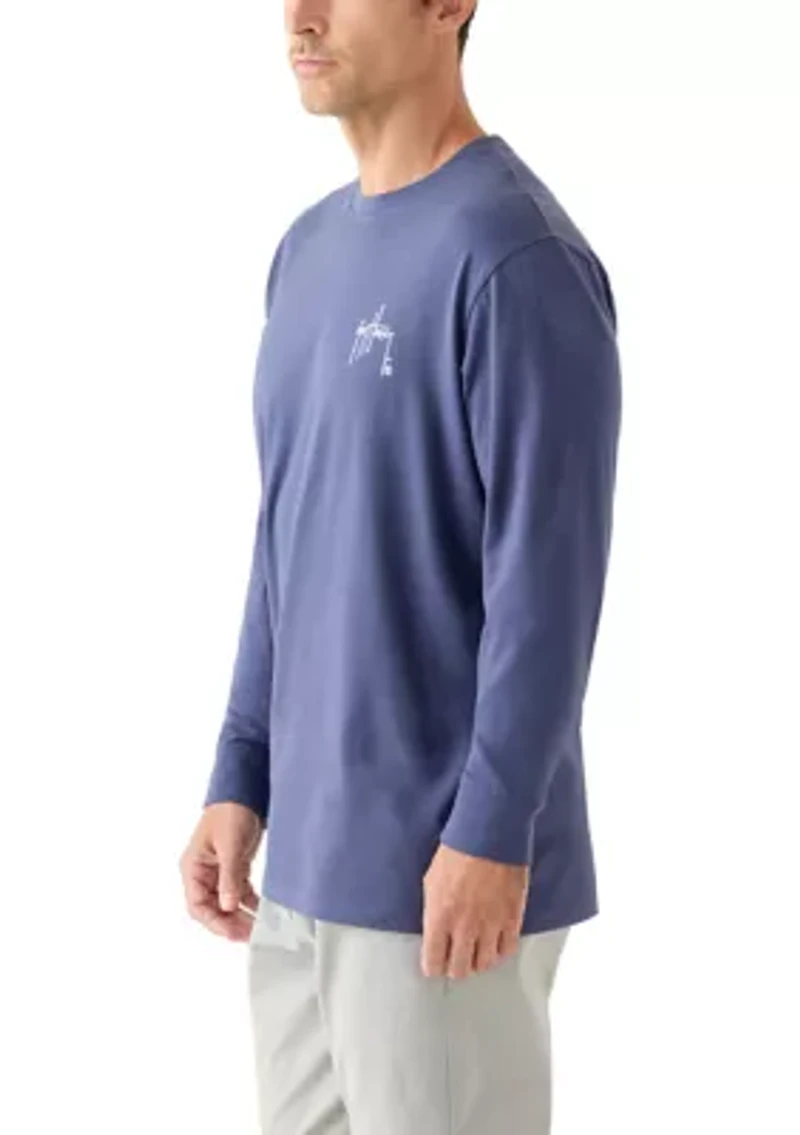 Men's Long Sleeve Sunset Paradise Tee