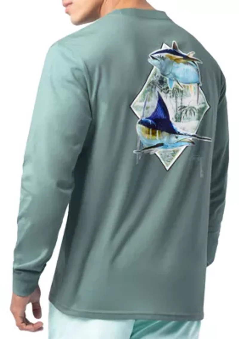 Men's Long Sleeve Saltwater Paradise T-Shirt