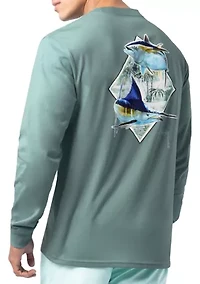 Men's Long Sleeve Saltwater Paradise T-Shirt