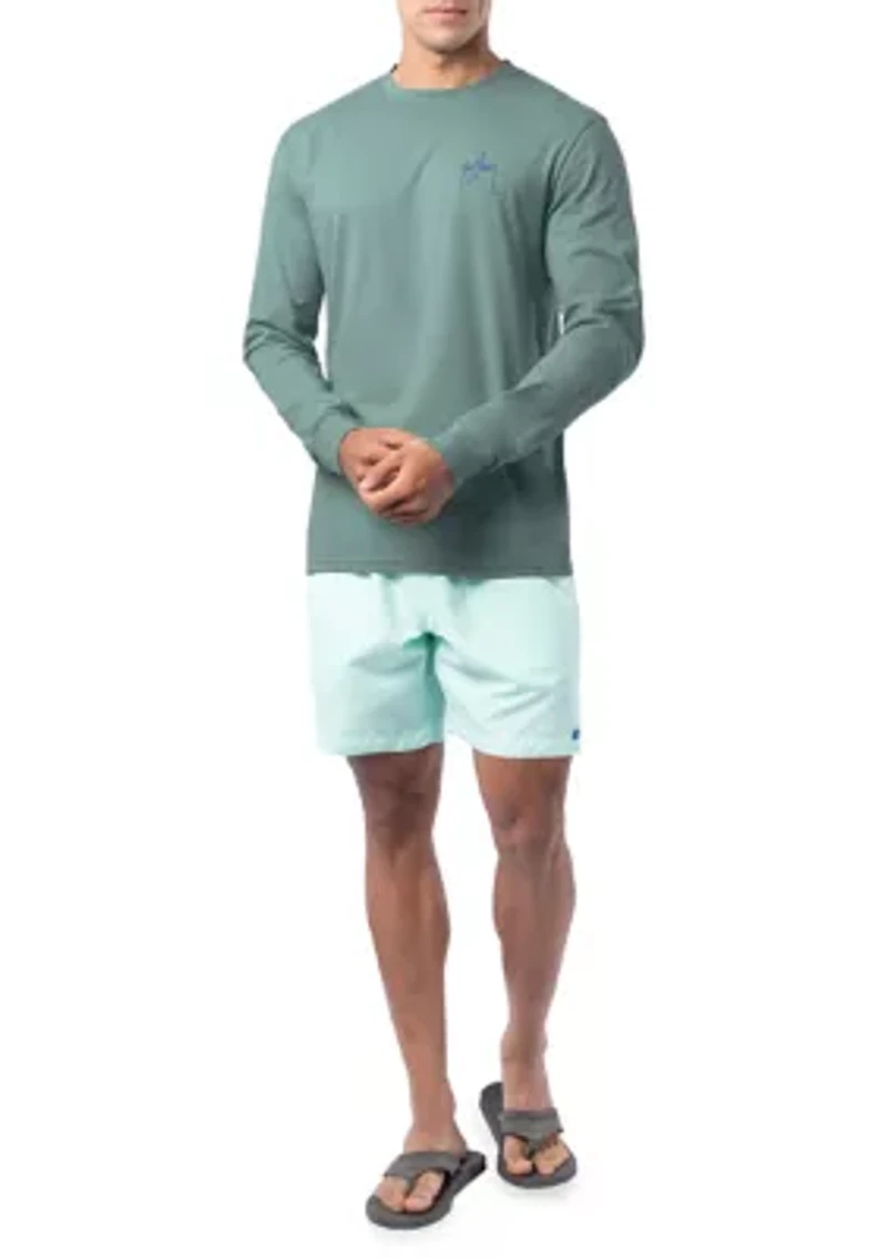 Men's Long Sleeve Saltwater Paradise T-Shirt