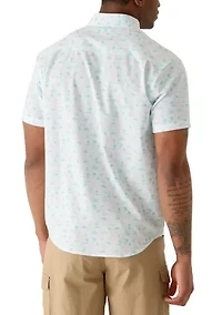 Men's Eco Angler Printed Perforated Shirt