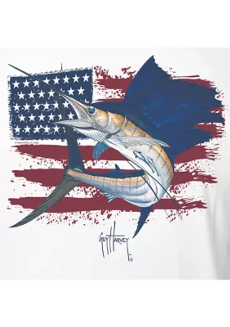 Men's HarborLite Sail USA T-Shirt