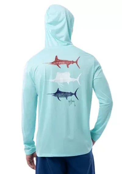 Men's RWB Scribble Performance Graphic Hoodie