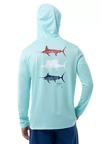 Men's RWB Scribble Performance Graphic Hoodie