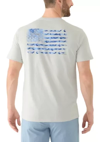 Men's Tonal USA Flag Short Sleeve Graphic T-Shirt