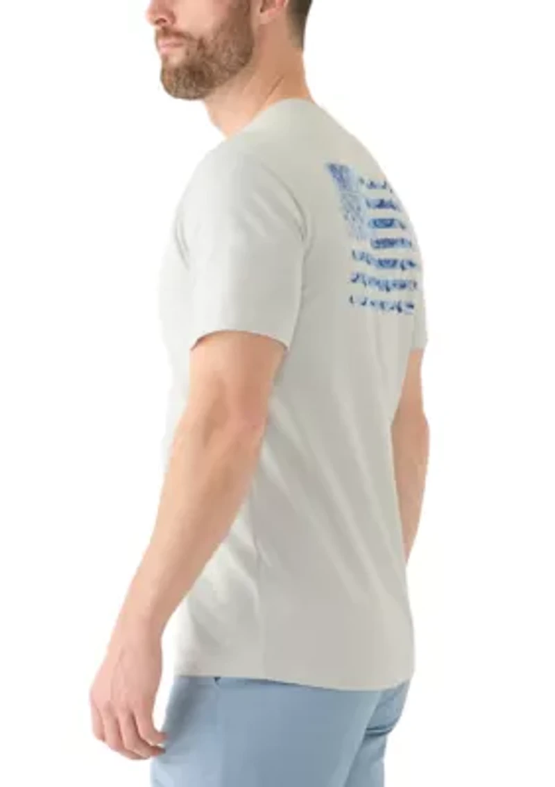 Men's Tonal USA Flag Short Sleeve Graphic T-Shirt