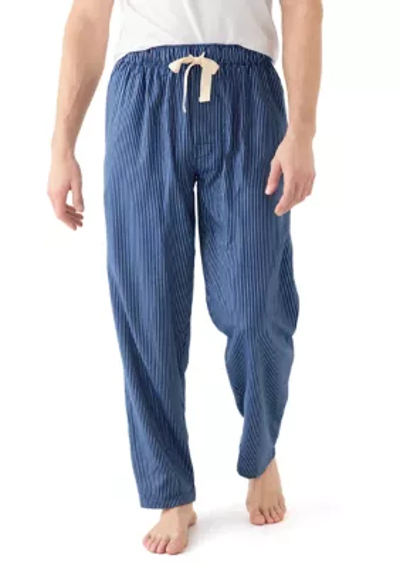 Navy Stripe Woven Pajama Pants