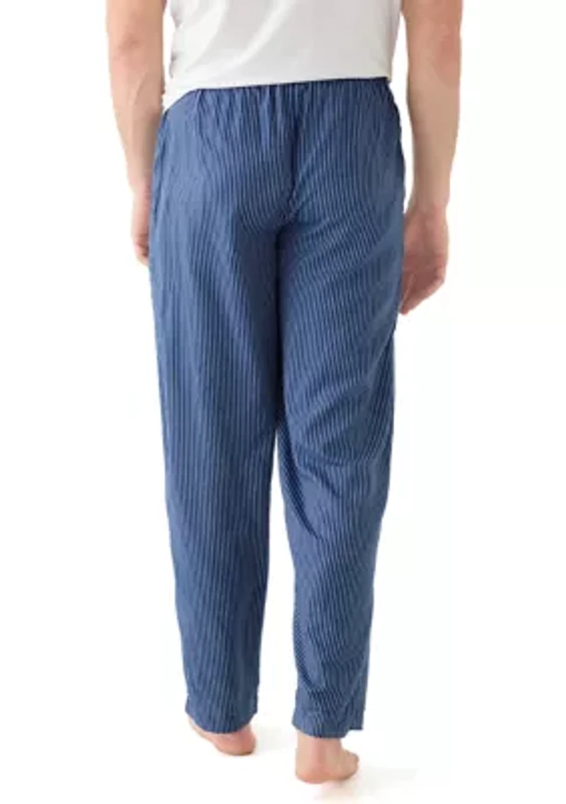 Navy Stripe Woven Pajama Pants