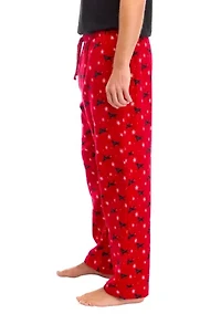 Printed Flannel Pajama Pants